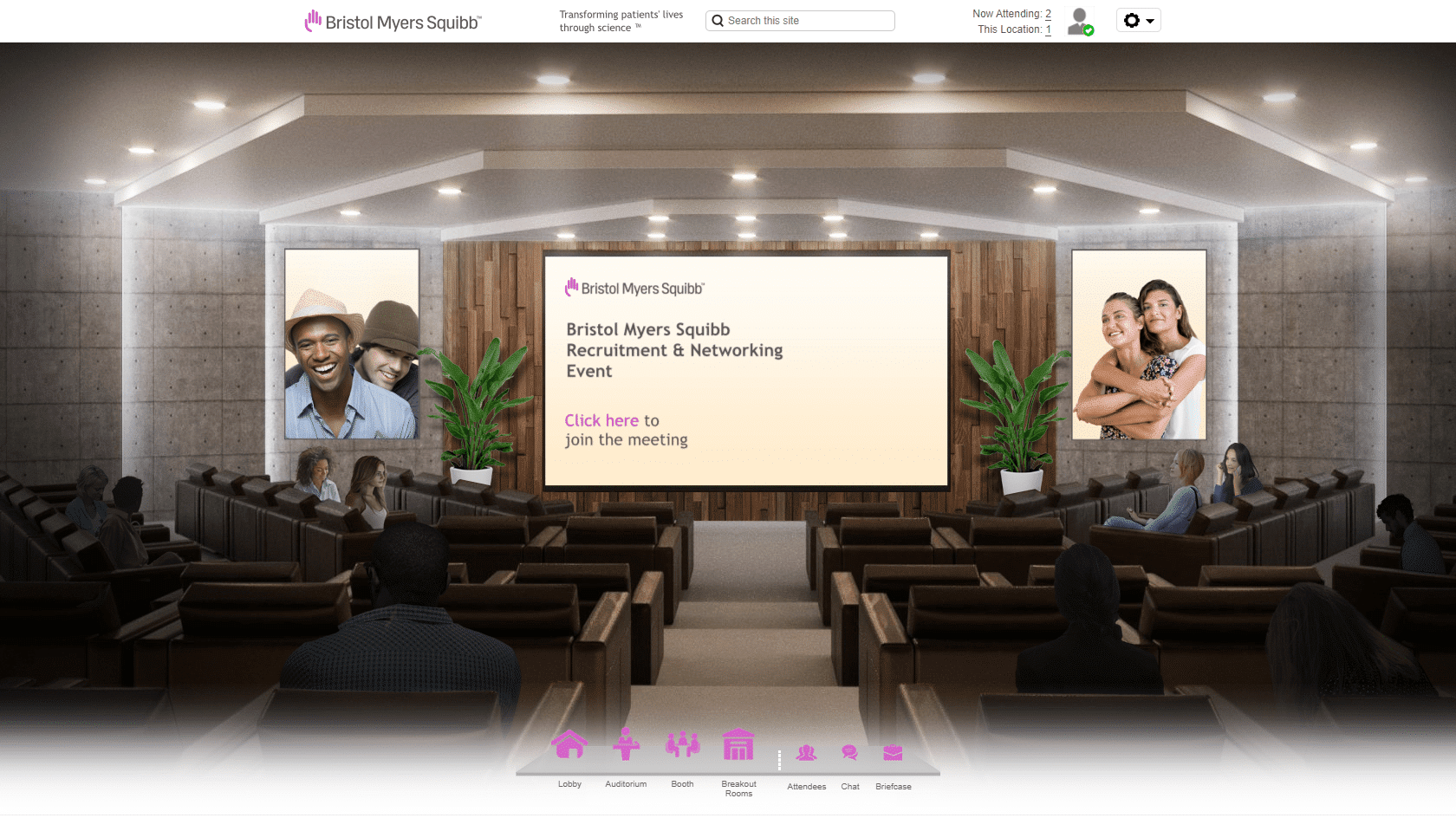 Virtual Career Fair Theater