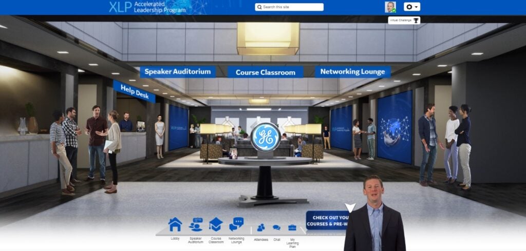 Virtual Event Platform Lobby