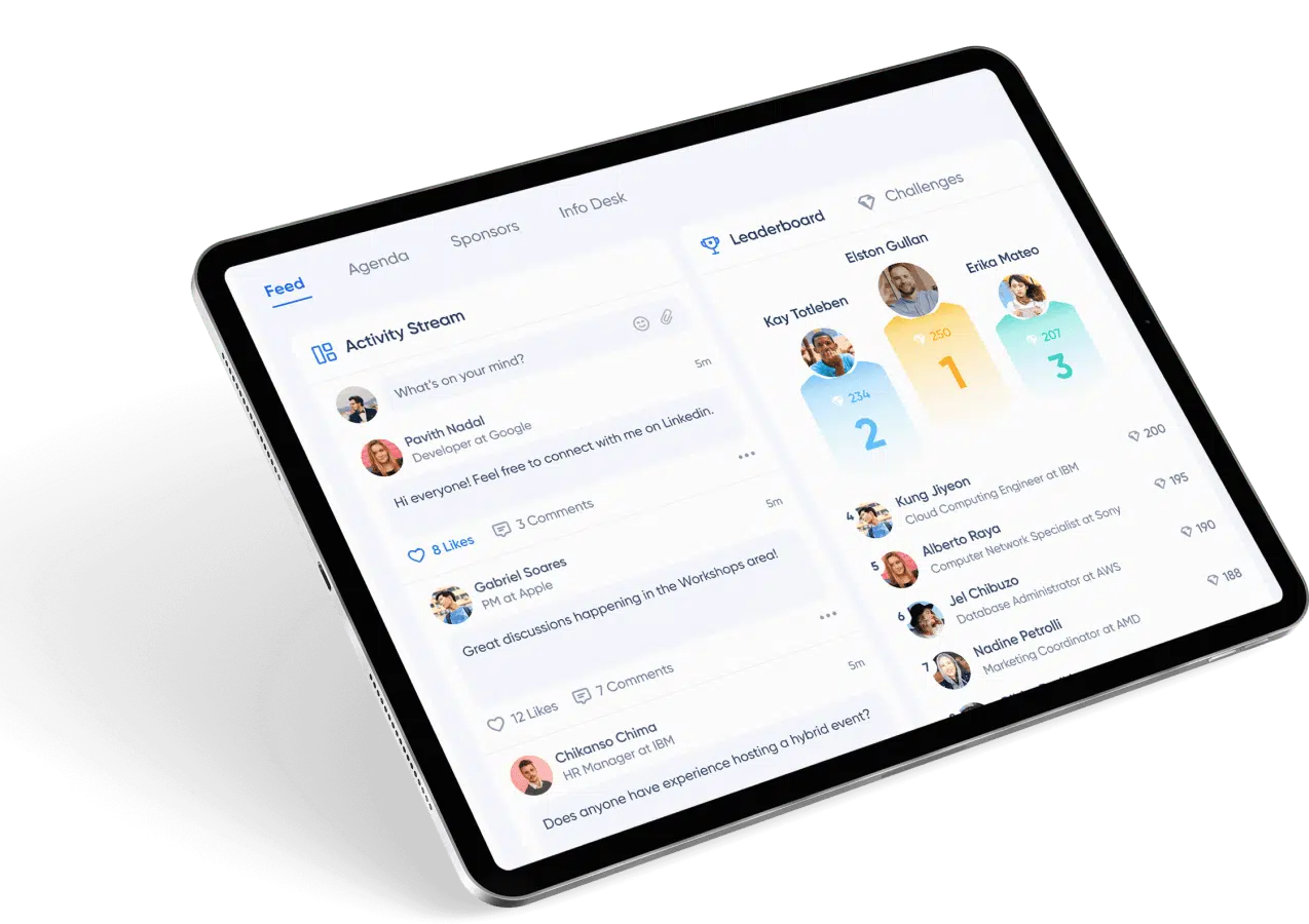 Hybrid Event Attendee Engagement