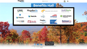 Virtual Benefits Fair Exhibit Hall