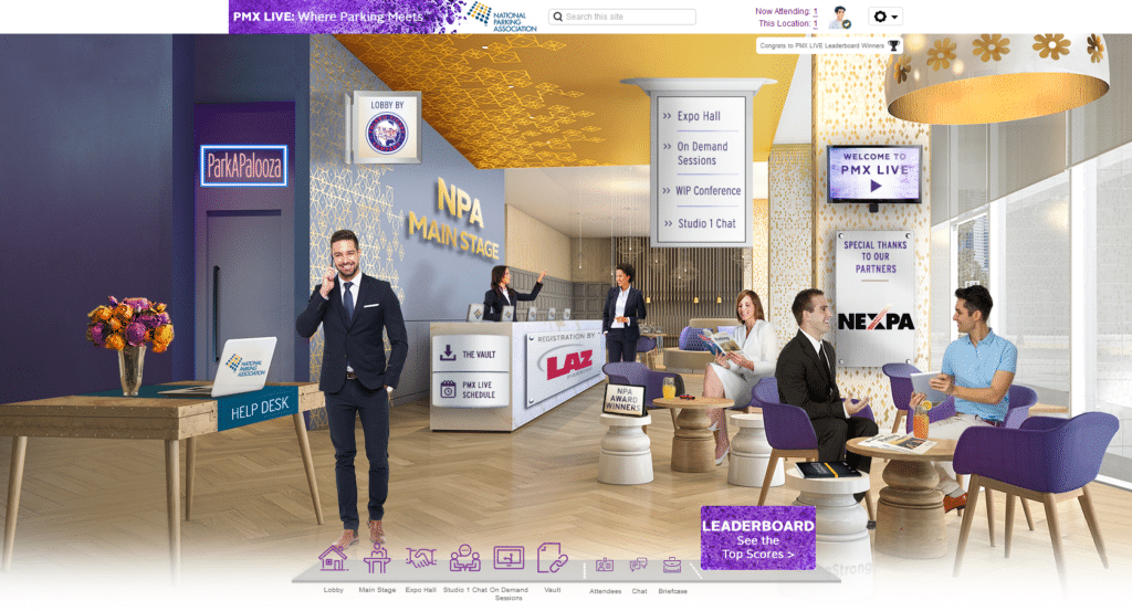 3D Virtual Conference Platform