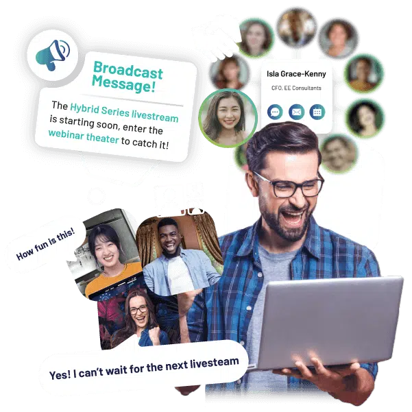 Virtual Events, Hybrid Events, Webinar Platform