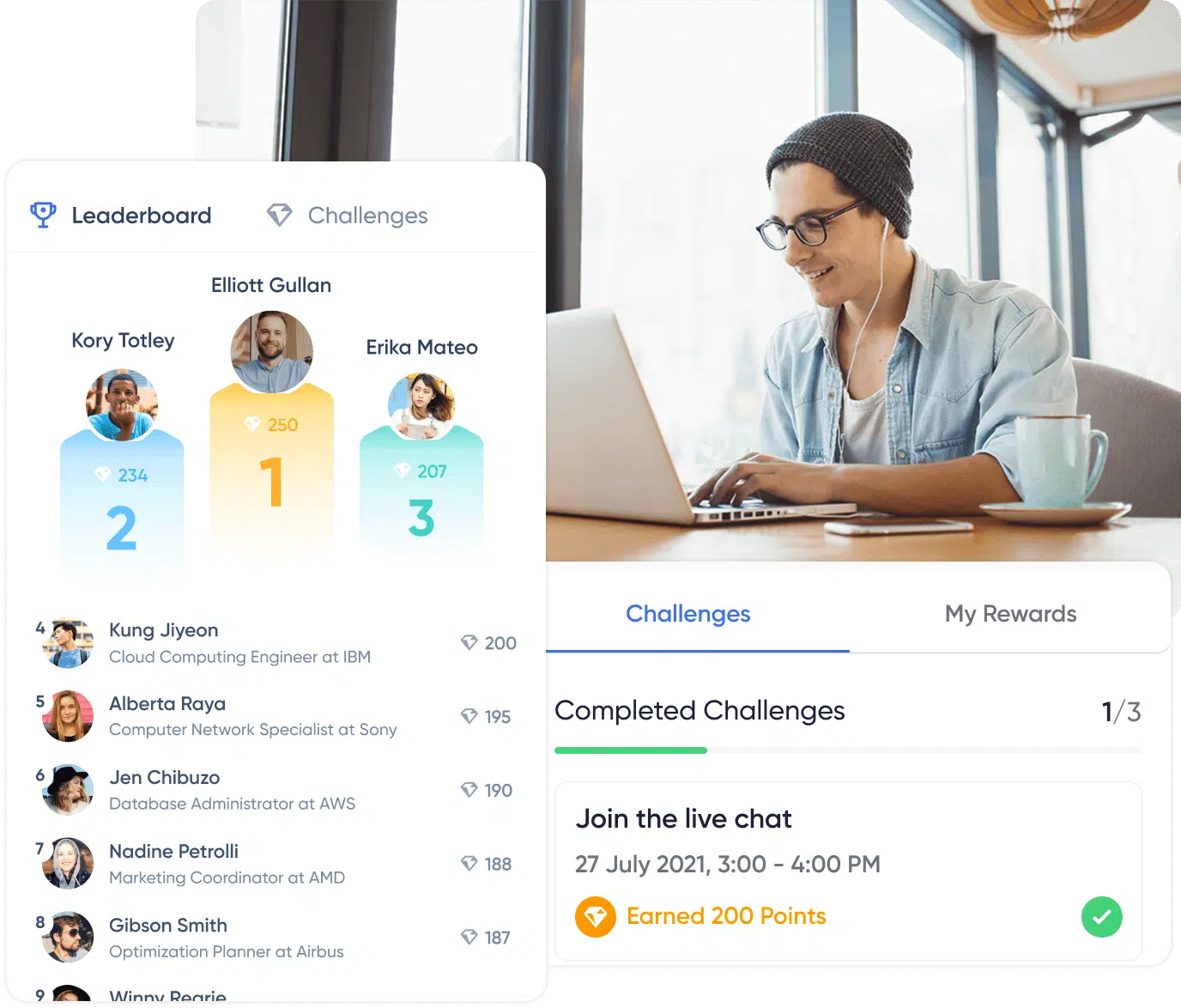Virtual Event Gamification