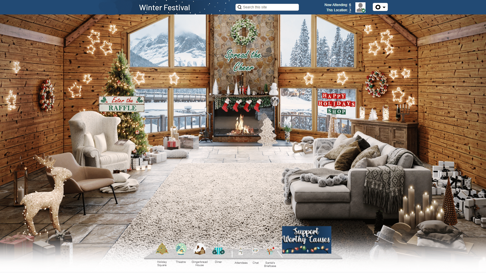 Winter Themed Virtual Event