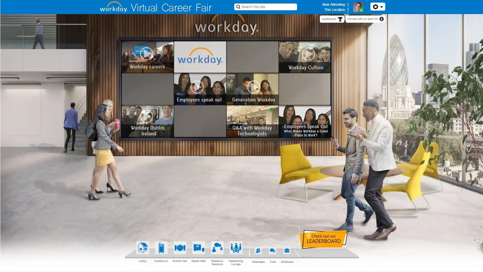 Virtual career fair resources